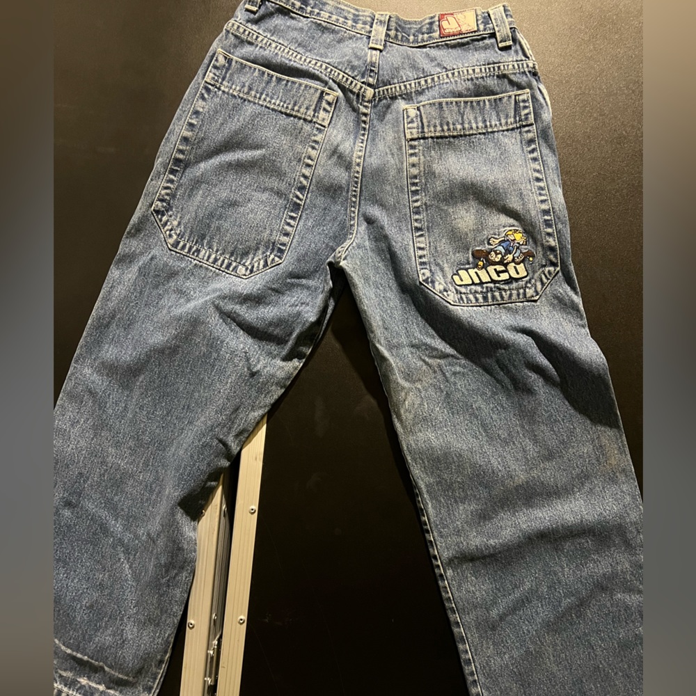 JNCO Flamehead Youth jeans jr size 18 vintage 90’s throwback